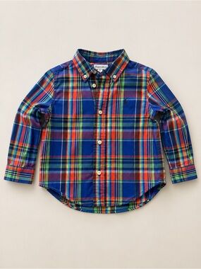 Ralph Lauren Multi-Color Plaid Button-Down Shirt